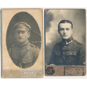 Fotografie Legionistów - wczesne - zestaw (2szt)