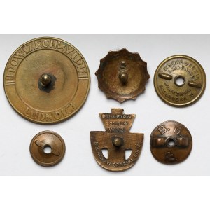 II RP, Odznaka, II Powszechny Spis Ludności 1931, Strzelecka i POS - zestaw (3szt)