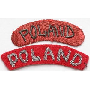 PSZnZ, Naszywki 'POLAND' - zestaw (2szt)