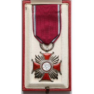 PSZnZ, Srebrny Krzyż Zasługi - Spink London - w oryginalnym pudełku