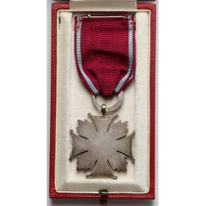 PSZnZ, Srebrny Krzyż Zasługi - Spink London - w oryginalnym pudełku