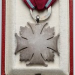 PSZnZ, Srebrny Krzyż Zasługi - Spink London - w oryginalnym pudełku