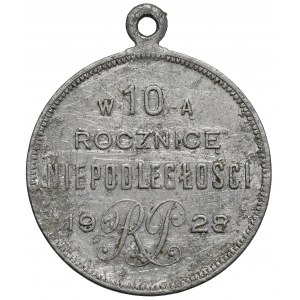 Medal 1928, Województwo Nowogrodzkie - w 10 rocznicę Niepodległości