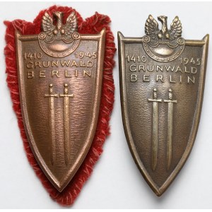 PRL, Odznaka Grunwaldzka - zestaw (2szt)