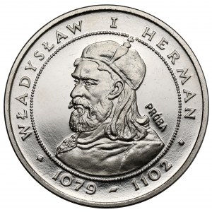 Próba NIKIEL 200 złotych 1981 Władysław I Herman - popiersie