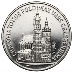 Próba NIKIEL 100 złotych 1981 Kościół Mariacki w Krakowie