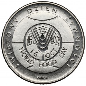 Próba NIKIEL 50 złotych 1981 FAO Światowy Dzień Żywności