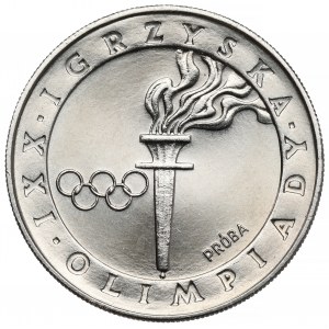 Próba NIKIEL 200 złotych 1976 Igrzyska - pełny znicz olimpijski