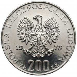 Próba NIKIEL 200 złotych 1976 Igrzyska - pełny znicz olimpijski