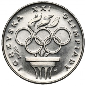 Próba NIKIEL 200 złotych 1976 Igrzyska - znicz olimpijski