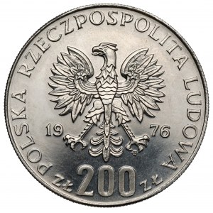 Próba NIKIEL 200 złotych 1976 Igrzyska - znicz olimpijski