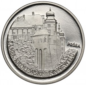Próba NIKIEL 100 złotych 1977 Zamek Królewski na Wawelu