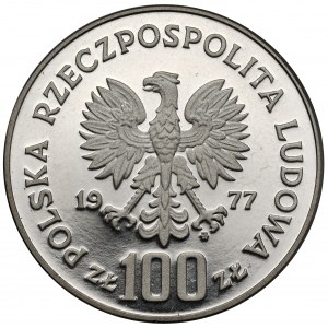 Próba NIKIEL 100 złotych 1977 Zamek Królewski na Wawelu