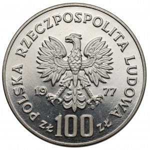 Próba NIKIEL 100 złotych 1977 Zamek Królewski na Wawelu