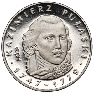 Próba NIKIEL 100 złotych 1976 Pułaski - na wprost