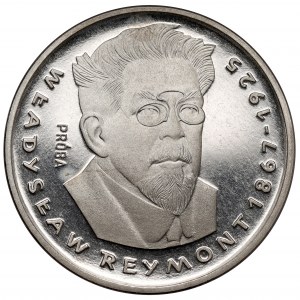 Próba NIKIEL 100 złotych 1977 Reymont - na wprost