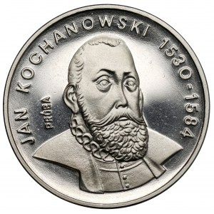 Próba NIKIEL 100 złotych 1980 Jan Kochanowski - duża głowa