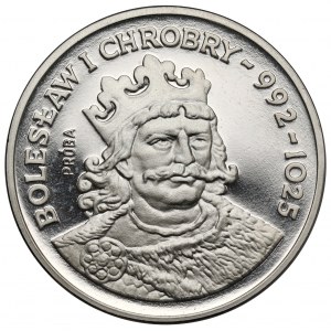 Próba NIKIEL 200 złotych 1980 Chrobry - popiersie