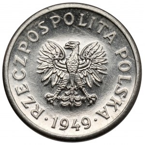 Próba NIKIEL 10 groszy 1949