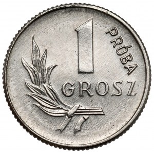 Próba NIKIEL 1 grosz 1949