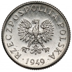 Próba NIKIEL 1 grosz 1949
