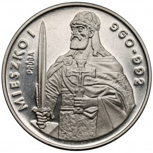Próba NIKIEL 200 złotych 1979 Mieszko I - półpostać