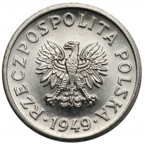 Próba NIKIEL 20 groszy 1949