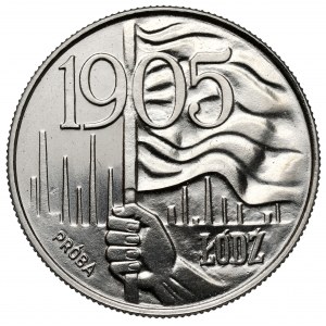 Próba NIKIEL 20 złotych 1980 Łódź 1905