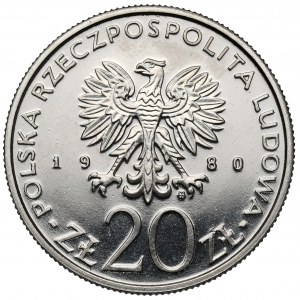 Próba NIKIEL 20 złotych 1980 Walki Barykadowe