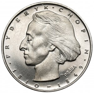 Próba NIKIEL 50 złotych 1972 Chopin - mała głowa
