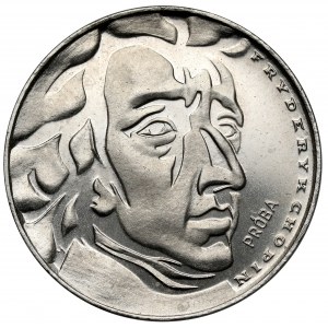 Próba NIKIEL 50 złotych 1972 Chopin - duża głowa