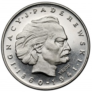 Próba NIKIEL 100 złotych 1975 Paderewski - w prawo