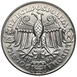 Próba NIKIEL 100 złotych 1960 Mieszko... głowy - duży orzeł