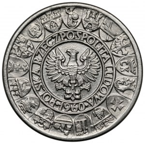 Próba NIKIEL 100 złotych 1960 Mieszko... półpostacie