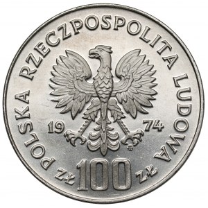 Próba NIKIEL 100 złotych 1974 Zamek Królewski w Warszawie