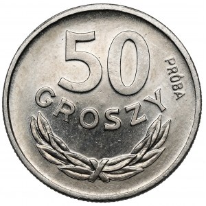 Próba NIKIEL 50 groszy 1949