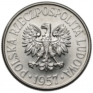 Próba NIKIEL 50 groszy 1957