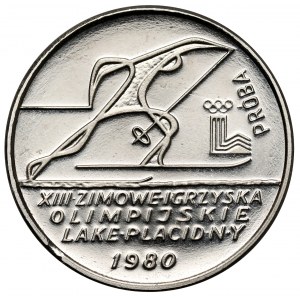 Próba NIKIEL 2.000 zł 1980 Lake Placid biegi