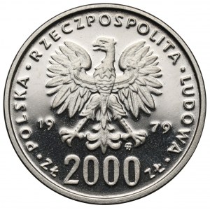 Próba NIKIEL 2.000 złotych 1979 Mieszko I