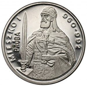 Próba NIKIEL 2.000 złotych 1979 Mieszko I - półpostać