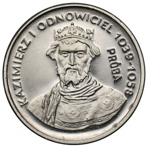 Próba NIKIEL 2000 złotych 1980 Kazimierz Odnowiciel