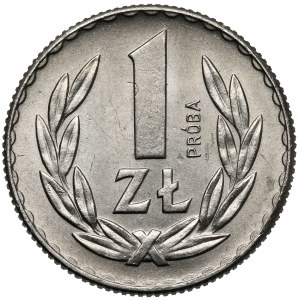 Próba NIKIEL 1 złoty 1957
