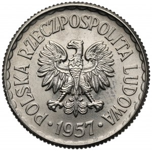 Próba NIKIEL 1 złoty 1957