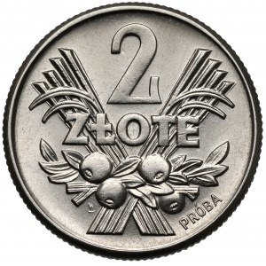 Próba NIKIEL 2 złote 1959 Jagody