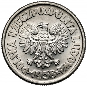 Próba NIKIEL 5 złotych 1958 - Statek Waryński