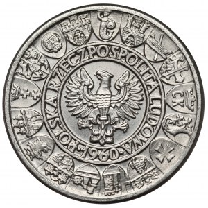 Próba NIKIEL 100 złotych 1960 Mieszko... głowy - BEZ nominału