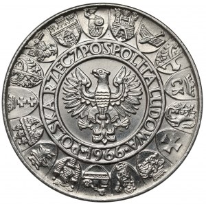 Próba NIKIEL 100 złotych 1966 Mieszko i Dąbrówka - postacie