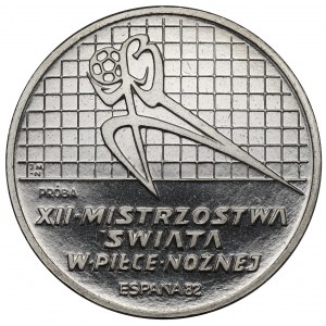 Próba NIKIEL 200 złotych 1982 XII MŚ w piłce nożnej - Espana - w lewo