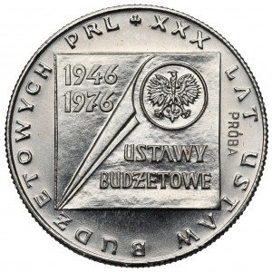 Próba NIKIEL 20 złotych 1976 Ustawy Budżetowe