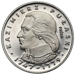 Próba NIKIEL 100 złotych 1976 Pułaski - w lewo